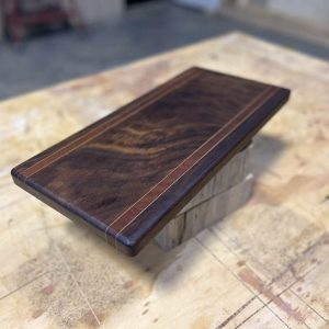 Figured Walnut Padauk Border Board by Texas Wood Goods