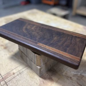 Figured Walnut Padauk Border Board by Texas Wood Goods