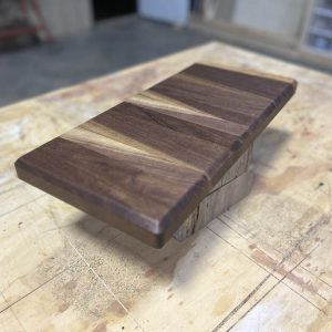 Walnut Sapwood Diagonal Board by Texas Wood Goods